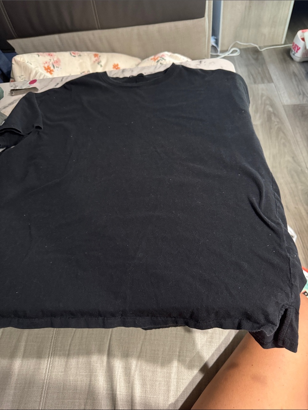 Women’s oversized NUUDS Classic Black Crew Neck T-Shirt